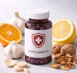 Midnight Spice perfume bottle with black cap and gold label on a dark background